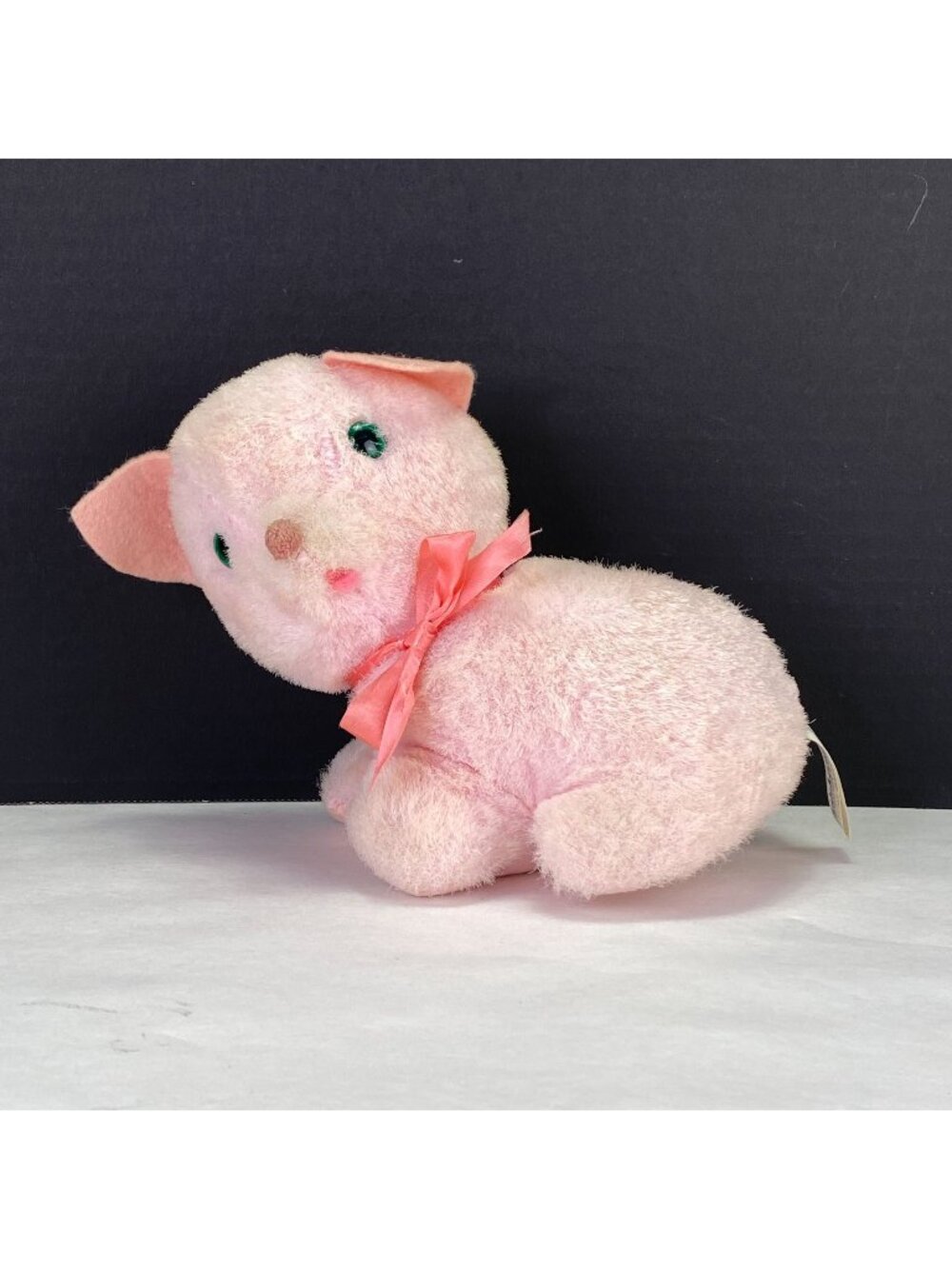 Vintage Knickerbocker Animals of Distinction Pink Pig Plush